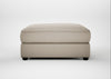 Tailor Square Footstool Broad Weave Putty / Black