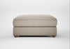 Tailor Square Footstool Broad Weave Putty / Natural