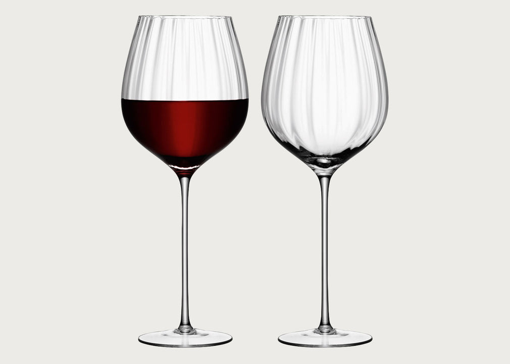 Aurelia Red Wine Glass 660ml Clear Optic Set of 2