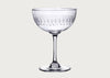 Champagne Saucers Ovals Set of 2
