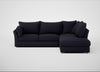 Tailor Right Hand Facing Corner Sofa Boucle Indigo / Natural