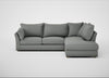 Tailor Right Hand Facing Corner Sofa Boucle Steel / Natural