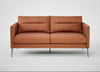 Altamura 2 Seater Sofa Old England Leather Cognac / Stainless Steel