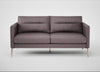 Altamura 2 Seater Sofa Old England Leather Grey / Stainless Steel