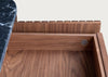 Remi Small Sideboard Walnut and Black Marble
