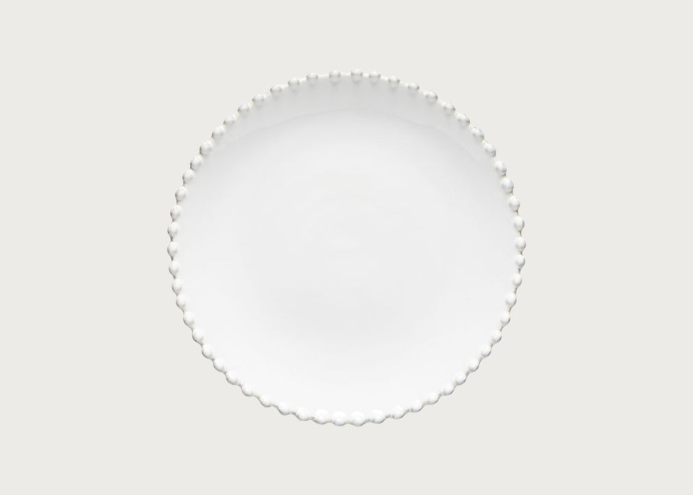 Pearl White Salad Plate