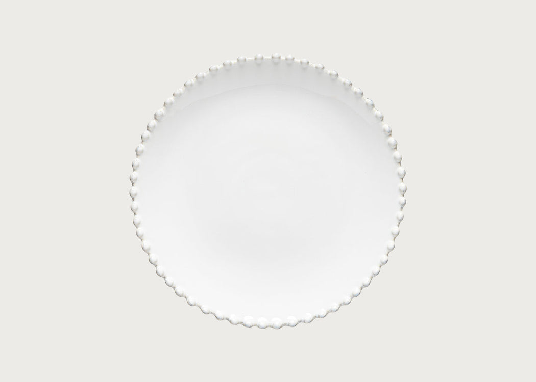 Pearl White Salad Plate