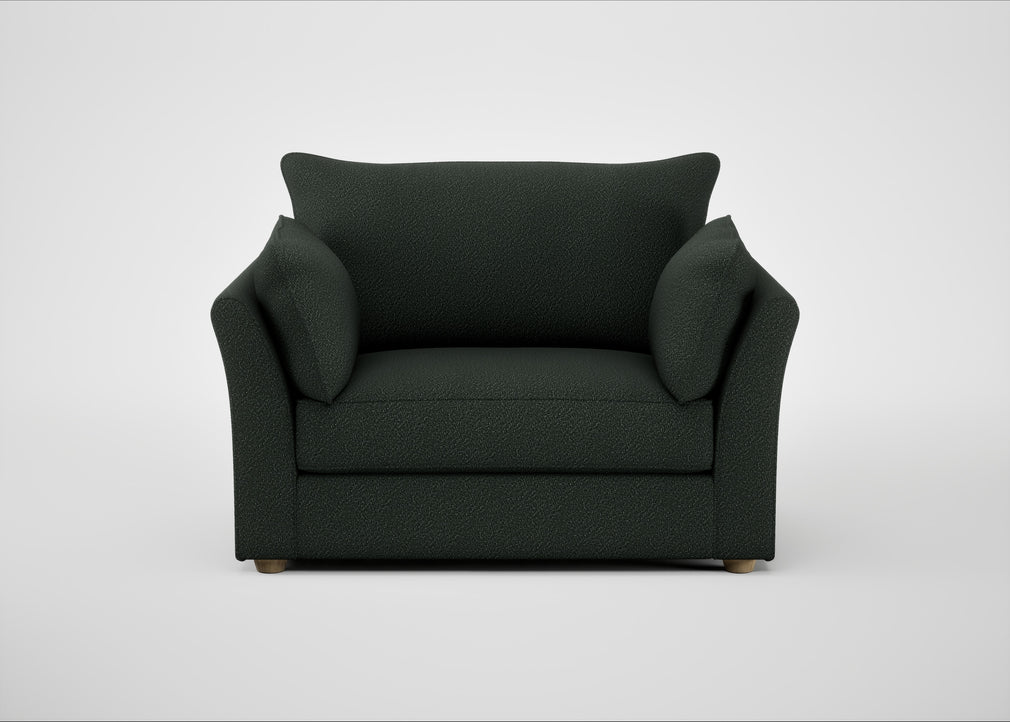 Tailor Loveseat Boucle Fern
