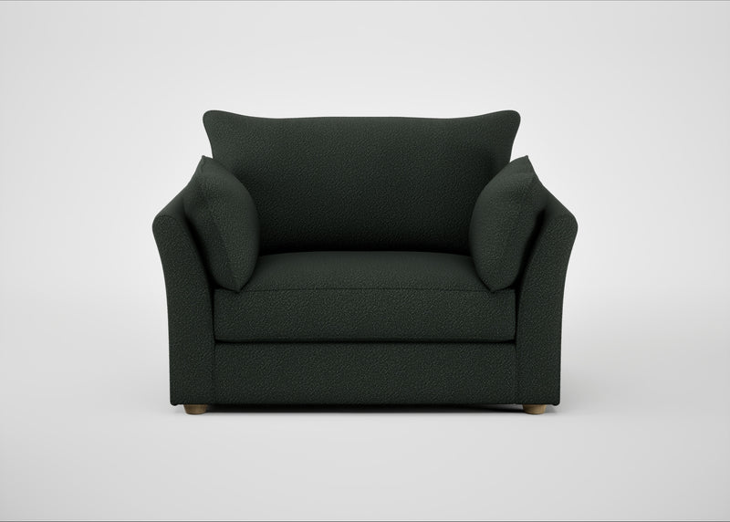 Tailor Loveseat Boucle Fern