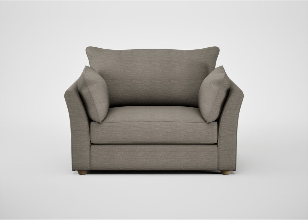 Tailor Loveseat Broad Weave Pebble