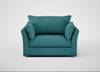 Tailor Loveseat Brushed Cotton Cadet