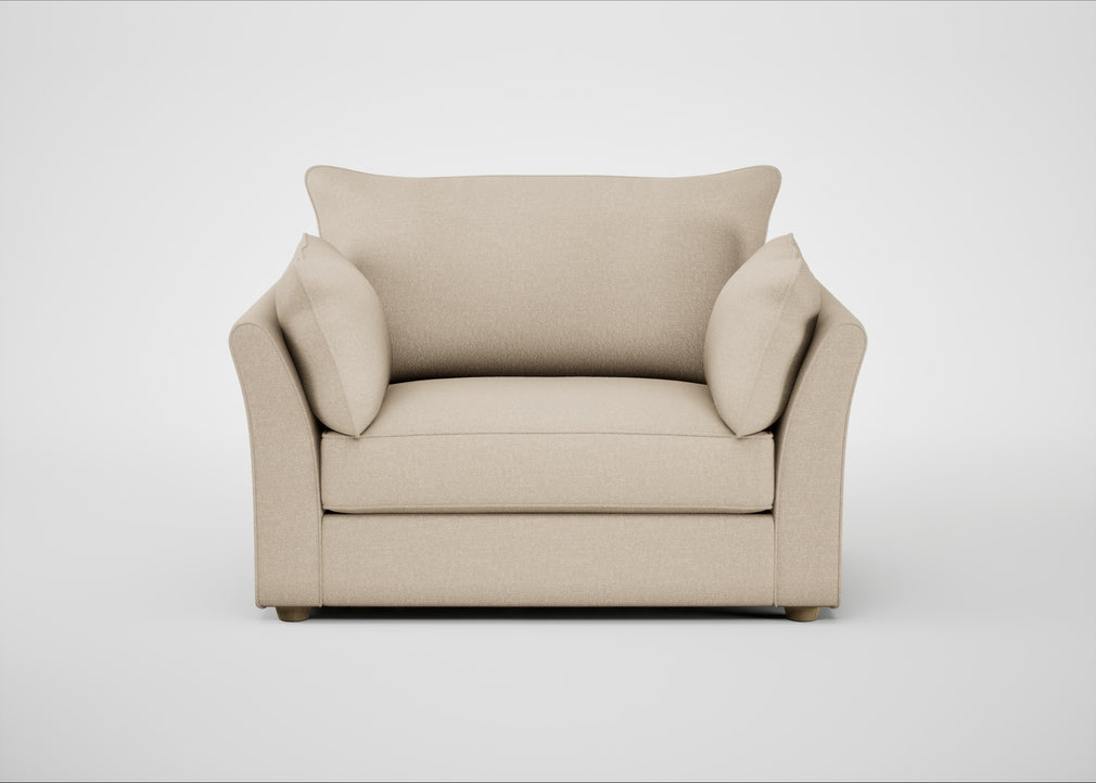Tailor Loveseat Brushed Cotton Oat