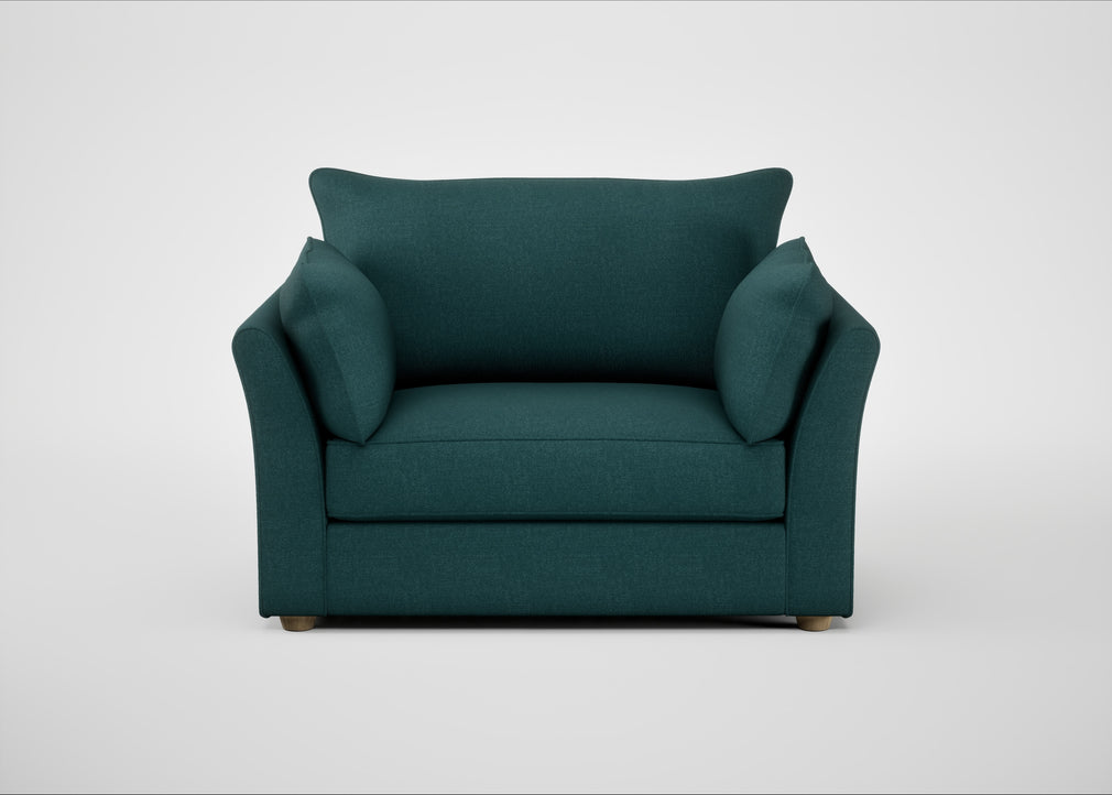 Tailor Loveseat Brushed Cotton Pine
