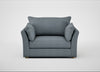 Tailor Loveseat Capelo Linen-Cotton Mineral