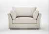 Tailor Loveseat Chunky Boucle Ecru