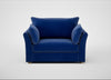 Tailor Loveseat Smart Luxe Velvet Azure
