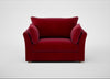 Tailor Loveseat Smart Luxe Velvet Mulberry
