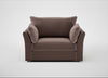 Tailor Loveseat Smart Velvet Mouse