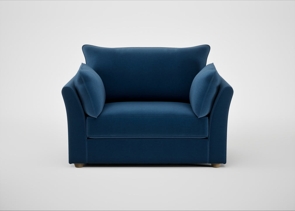 Tailor Loveseat Smart Velvet Petrol