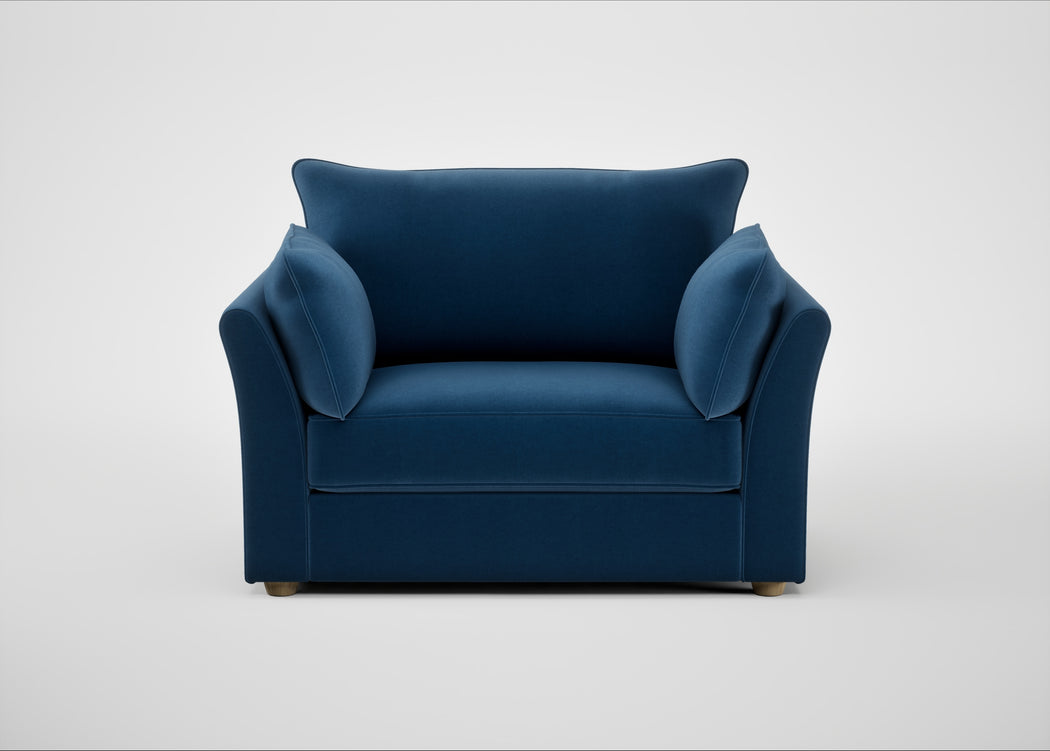 Tailor Loveseat Smart Velvet Petrol