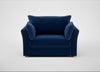 Tailor Loveseat Velvet Midnight