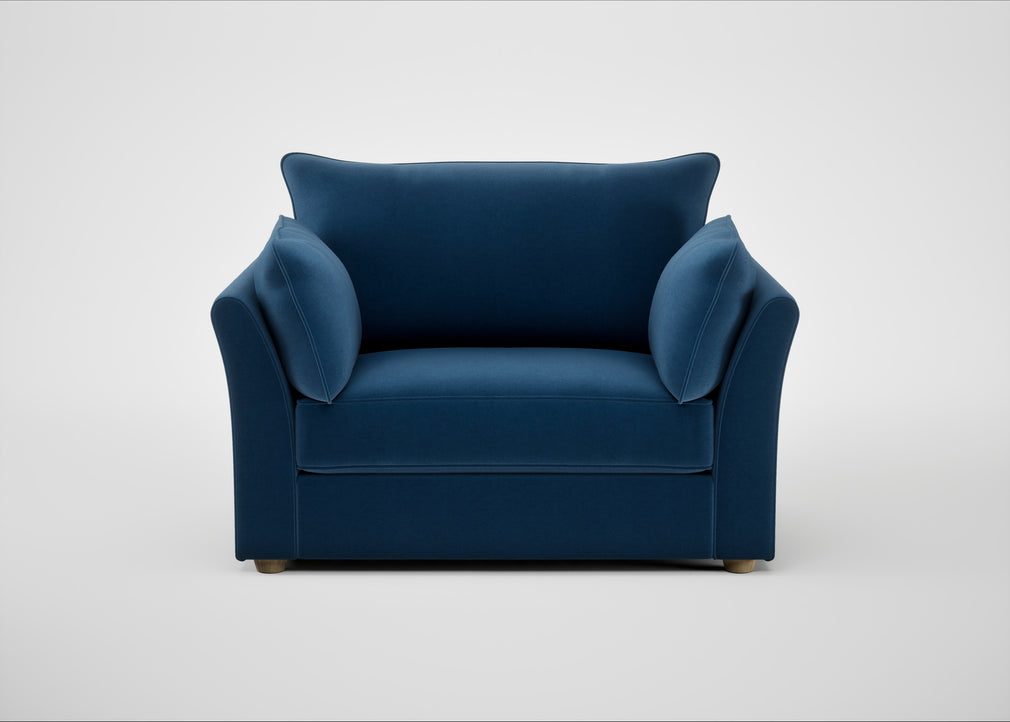 Tailor Loveseat Velvet Petrol