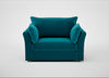 Tailor Loveseat Velvet Teal
