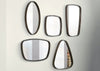 Mix 4 Square Wall Mirror Canaletta Walnut Small