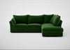 Tailor Right Hand Facing Corner Sofa Smart Velvet Forest / Natural