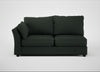 Tailor Large Left Hand Facing Corner Sofa Boucle Fern / Black