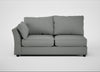 Tailor Large Left Hand Facing Corner Sofa Boucle Steel / Black