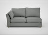 Tailor Large Left Hand Facing Corner Sofa Boucle Steel / Natural