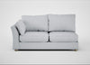 Tailor Large Left Hand Facing Corner Sofa Broad Weave Tin / Natural
