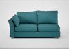 Tailor Large Left Hand Facing Corner Sofa Brushed Cotton Cadet / Natural