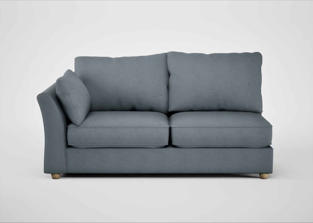 Tailor Large Left Hand Facing Corner Sofa Capelo Linen-Cotton Mineral / Natural