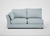 Tailor Large Left Hand Facing Corner Sofa Capelo Linen-Cotton Sea Shanty / Black