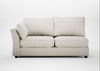 Tailor Large Left Hand Facing Corner Sofa Chunky Boucle Ecru / Black