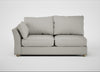 Tailor Large Left Hand Facing Corner Sofa Melton Wool Limestone / Natural