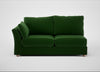 Tailor Large Left Hand Facing Corner Sofa Smart Velvet Forest / Natural