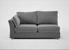 Tailor Large Left Hand Facing Corner Sofa Smart Velvet Mercury / Natural
