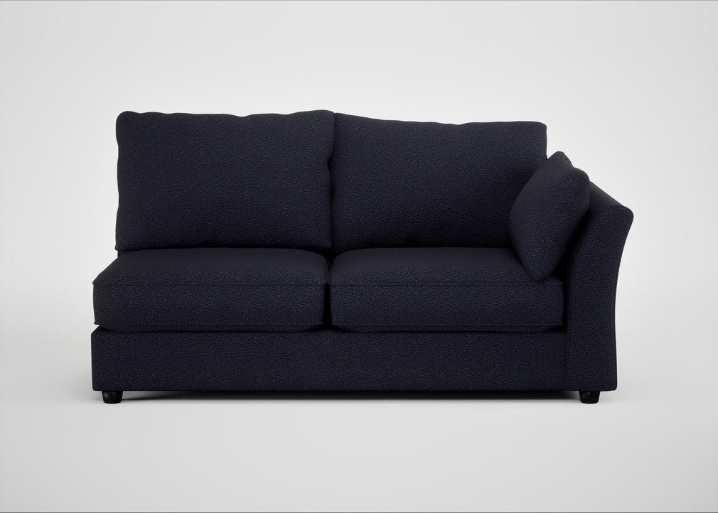 Tailor Large Right Hand Facing Corner Unit Boucle Indigo / Black