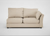 Tailor Large Right Hand Facing Corner Unit Brushed Cotton Oat / Black