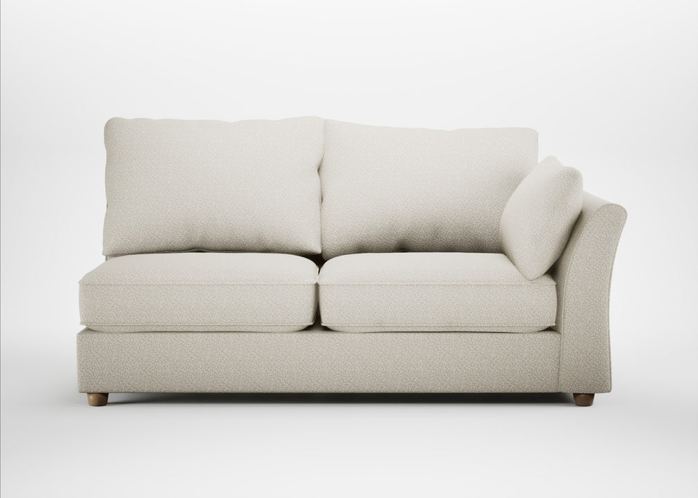 Tailor Large Right Hand Facing Corner Unit Chunky Boucle Ecru / Natural