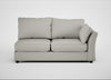 Tailor Large Right Hand Facing Corner Unit Melton Wool Limestone / Black