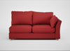 Tailor Large Right Hand Facing Corner Unit Melton Wool Red Oxide / Natural