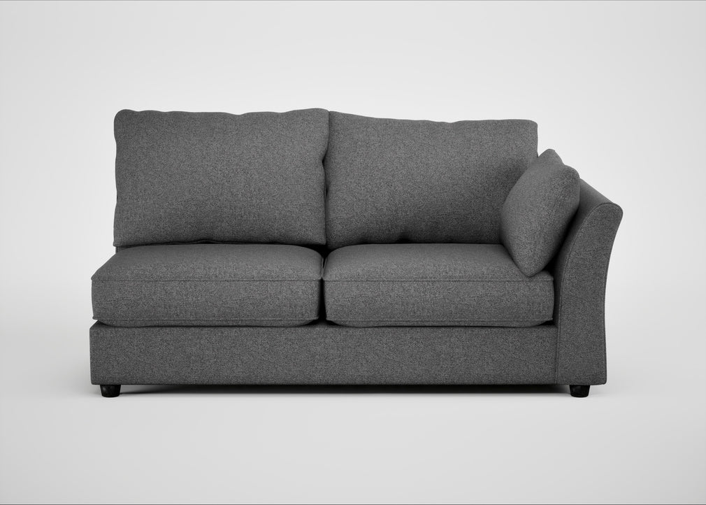 Tailor Large Right Hand Facing Corner Unit Melton Wool Shale / Black