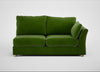 Tailor Large Right Hand Facing Corner Unit Smart Luxe Velvet Grass / Natural