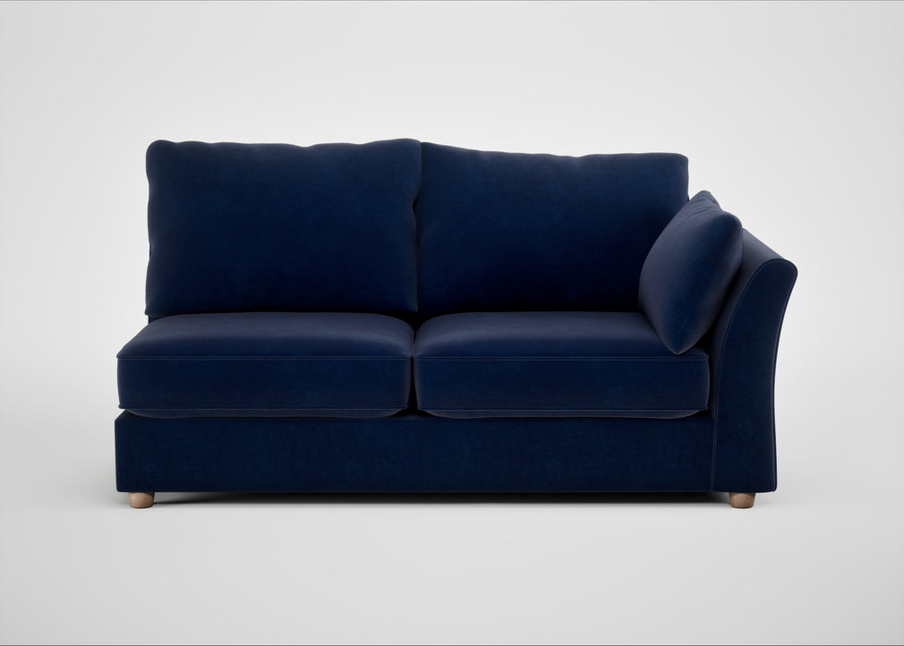 Tailor Large Right Hand Facing Corner Unit Smart Luxe Velvet Midnight / Natural