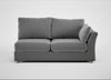 Tailor Large Right Hand Facing Corner Unit Smart Velvet Mercury / Natural