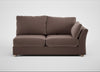 Tailor Large Right Hand Facing Corner Unit Smart Velvet Mouse / Natural